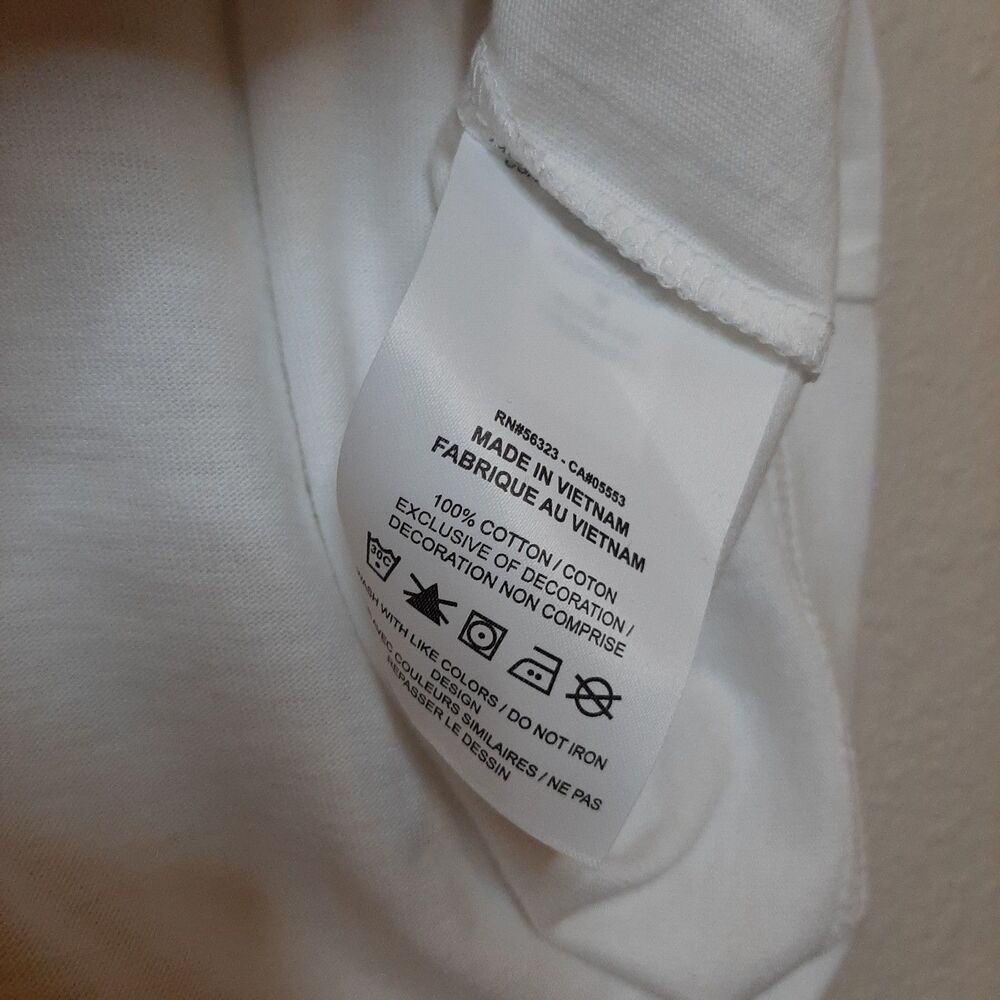 Air Jordan Comic Tee White Printed Men Size M Crew Neck Short Sleeve T Shirt - Picture 8 of 12